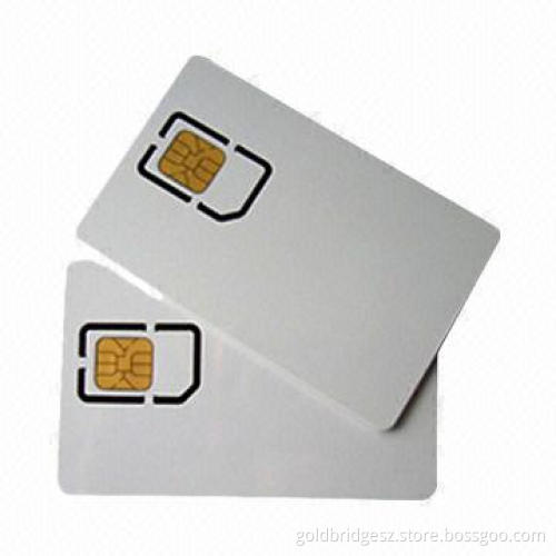 ISO/SLE4428/EEPROM 1024-byte Blank Contact IC Cards, Made of ABS